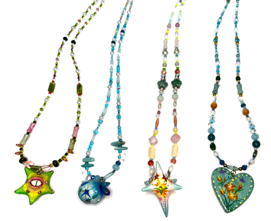 Colorful Whimsy Necklaces