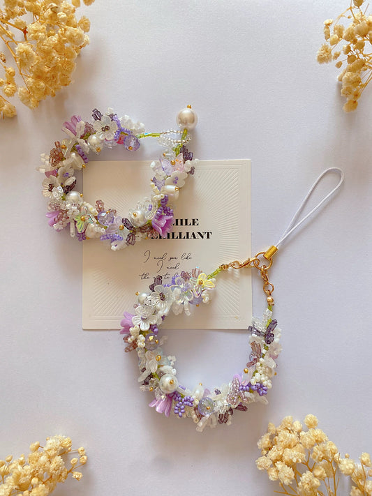 Lavender Pearl Wreath