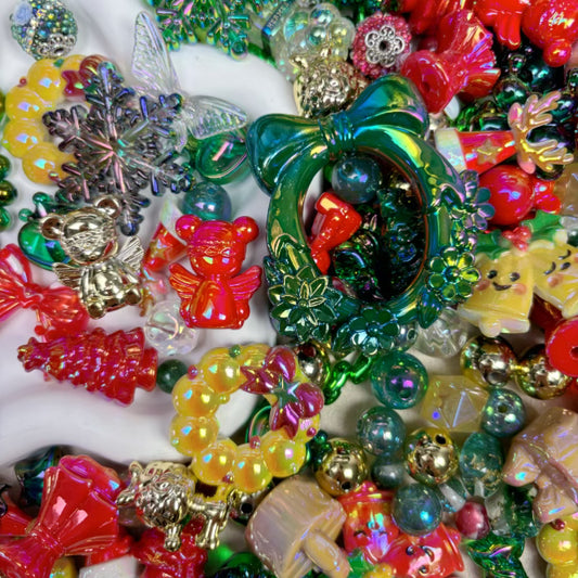【Remix】Christmas beads for pen or bagcharm